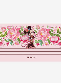 Vaso térmico Disney Minnie con diseño floral chino, 20 oz