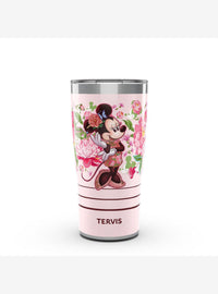 Vaso térmico Disney Minnie con diseño floral chino, 20 oz