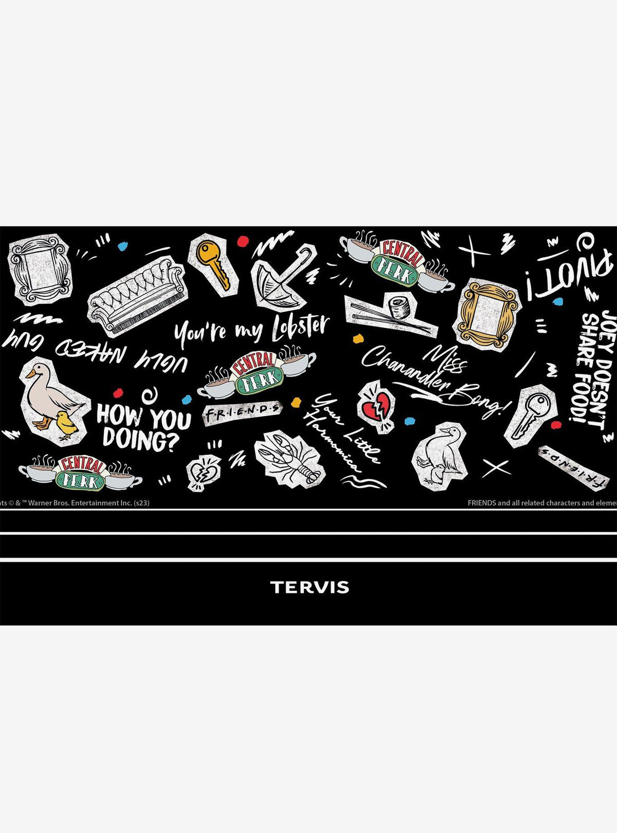 Vaso térmico Friends Collage de 30 oz