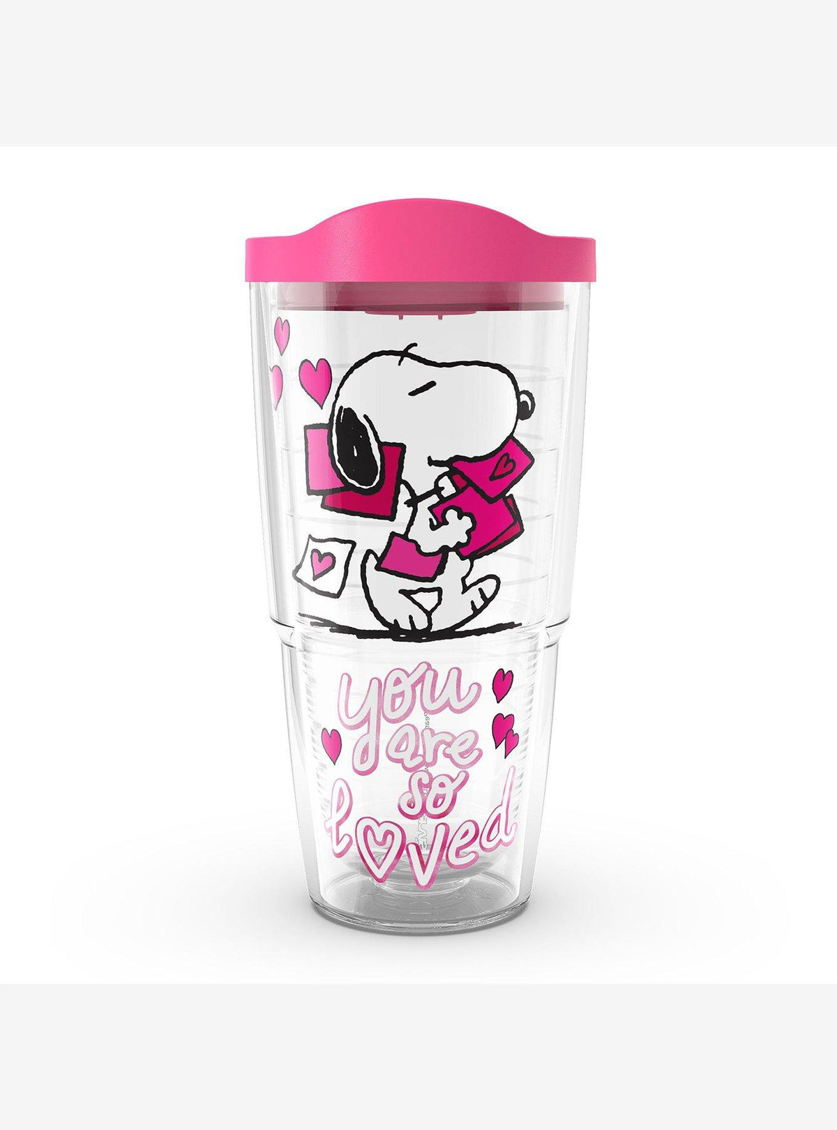 Vaso térmico Peanuts Snoopy Love 24 oz