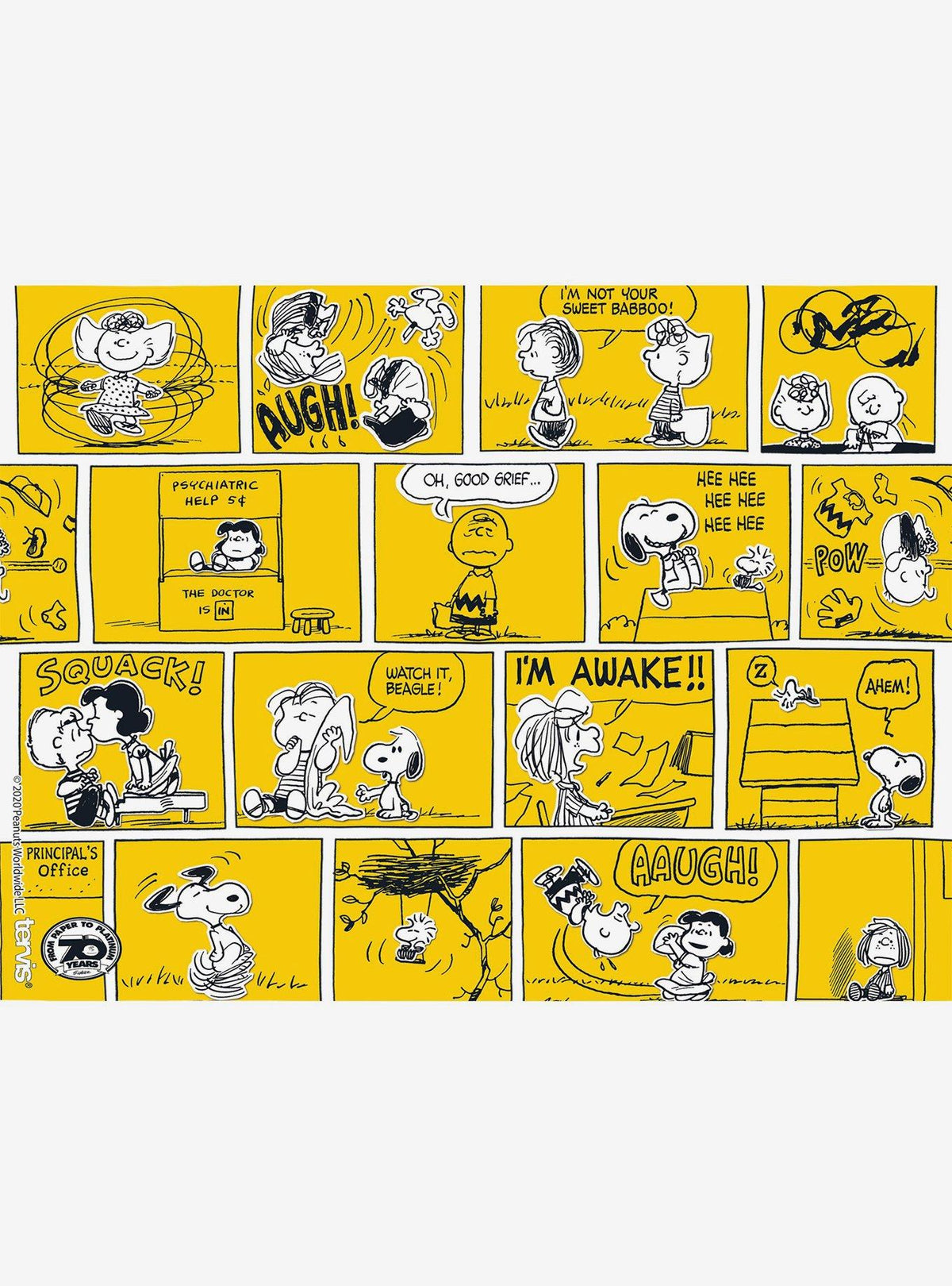 Vaso térmico Peanuts 70th Strip, 24 oz