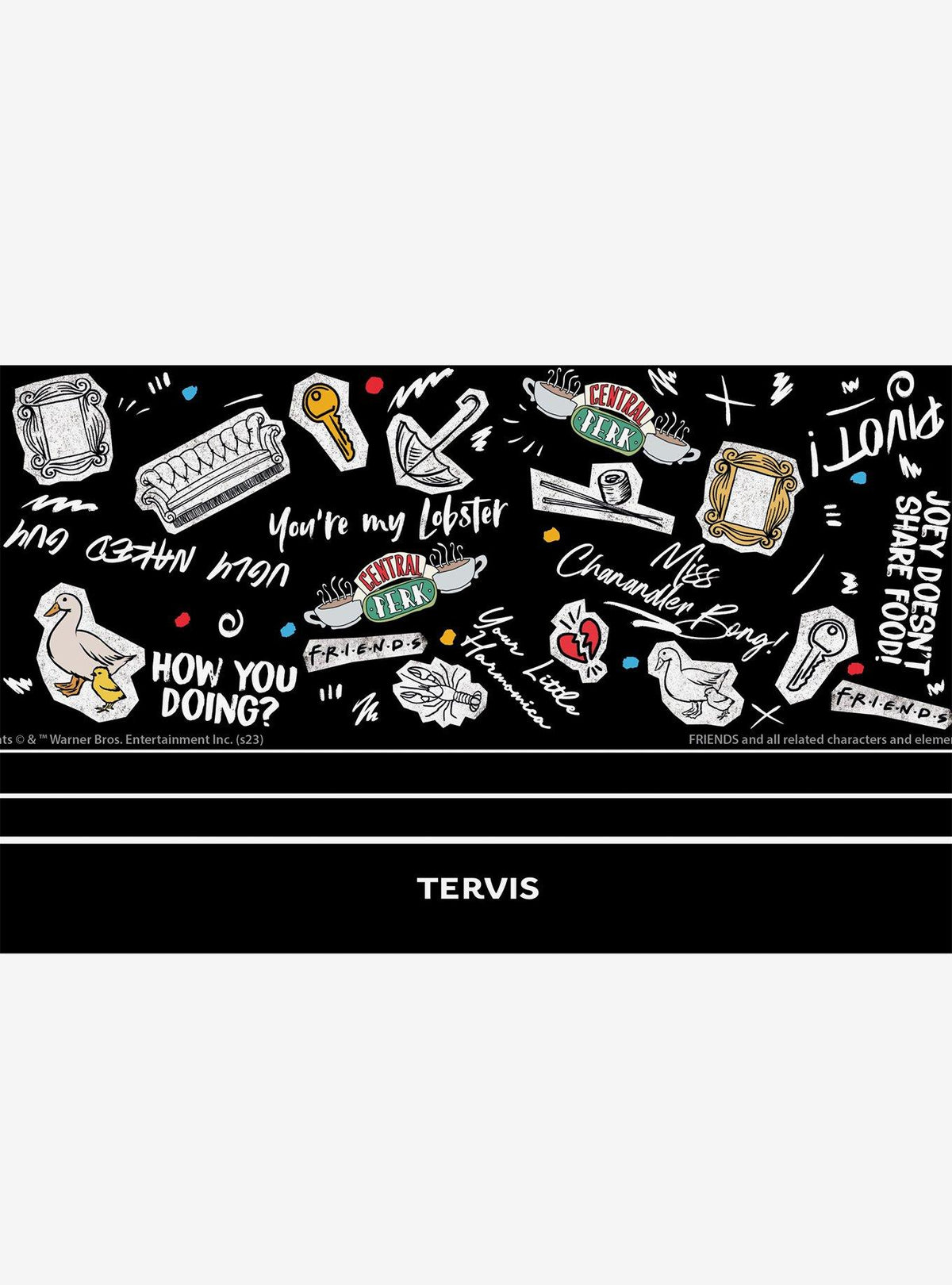 Vaso térmico Friends Collage de 591 ml