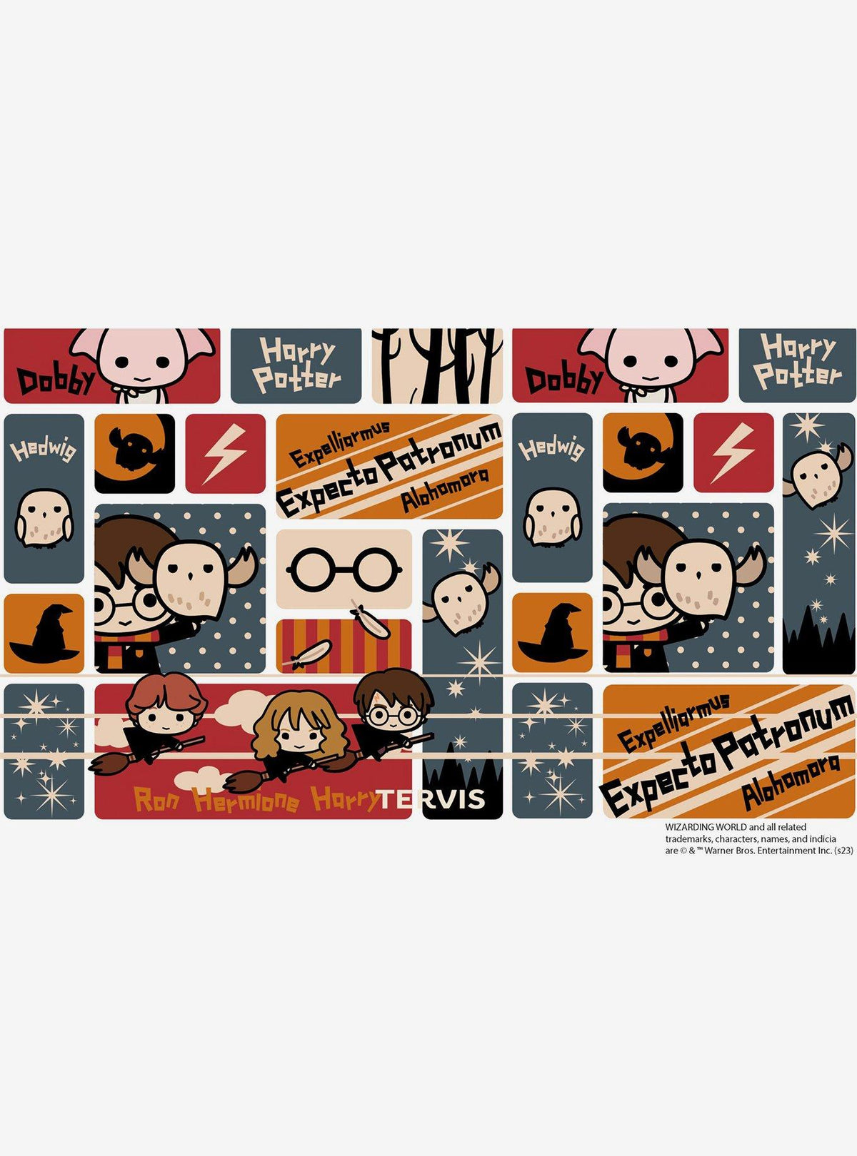 Vaso térmico Harry Potter, mosaico de hechizos, 20 oz