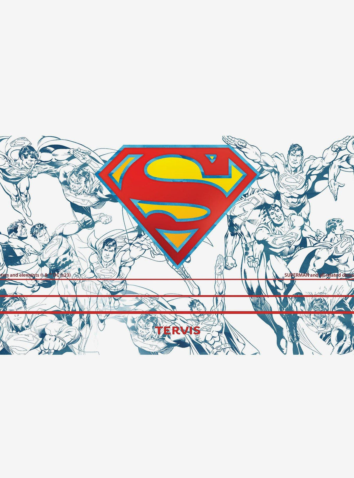 Vaso térmico Superman Lineage de DC Comics, 591 ml