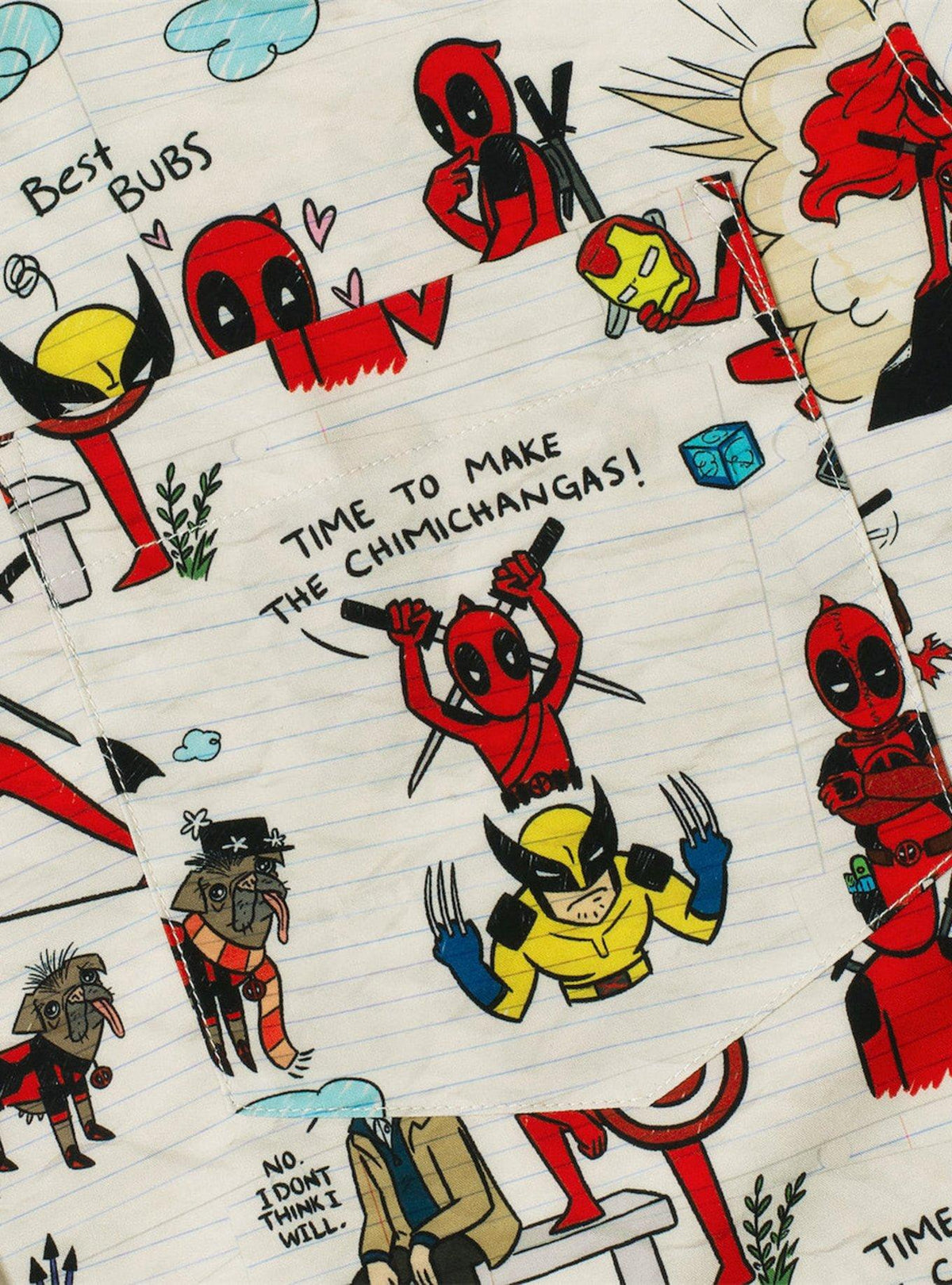 Camisa Wade's World de Deadpool & Wolverine
