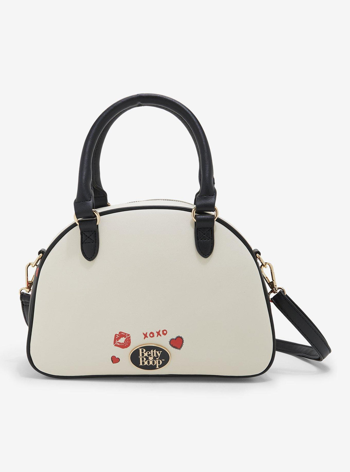 Cartera tipo bowling Betty Boop con strass