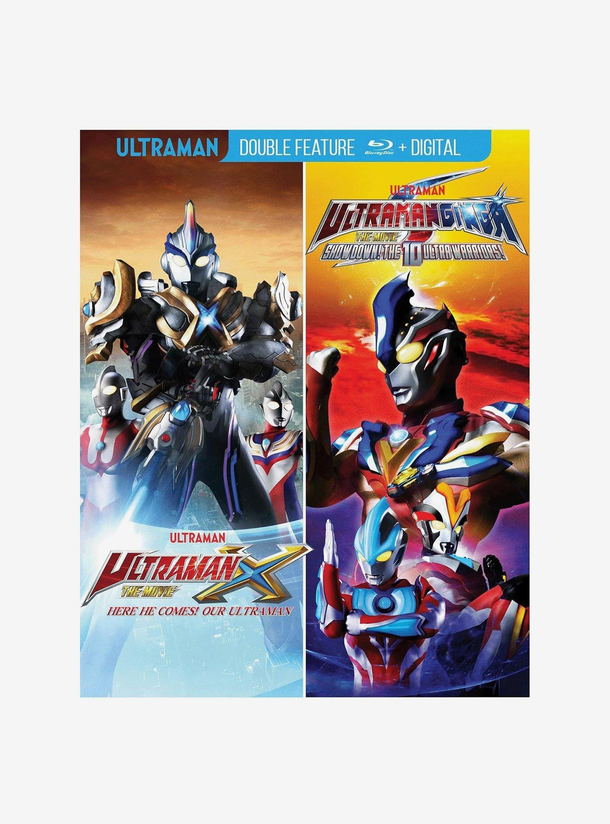 Ultraman X y Ginga S: doble función en Blu-ray