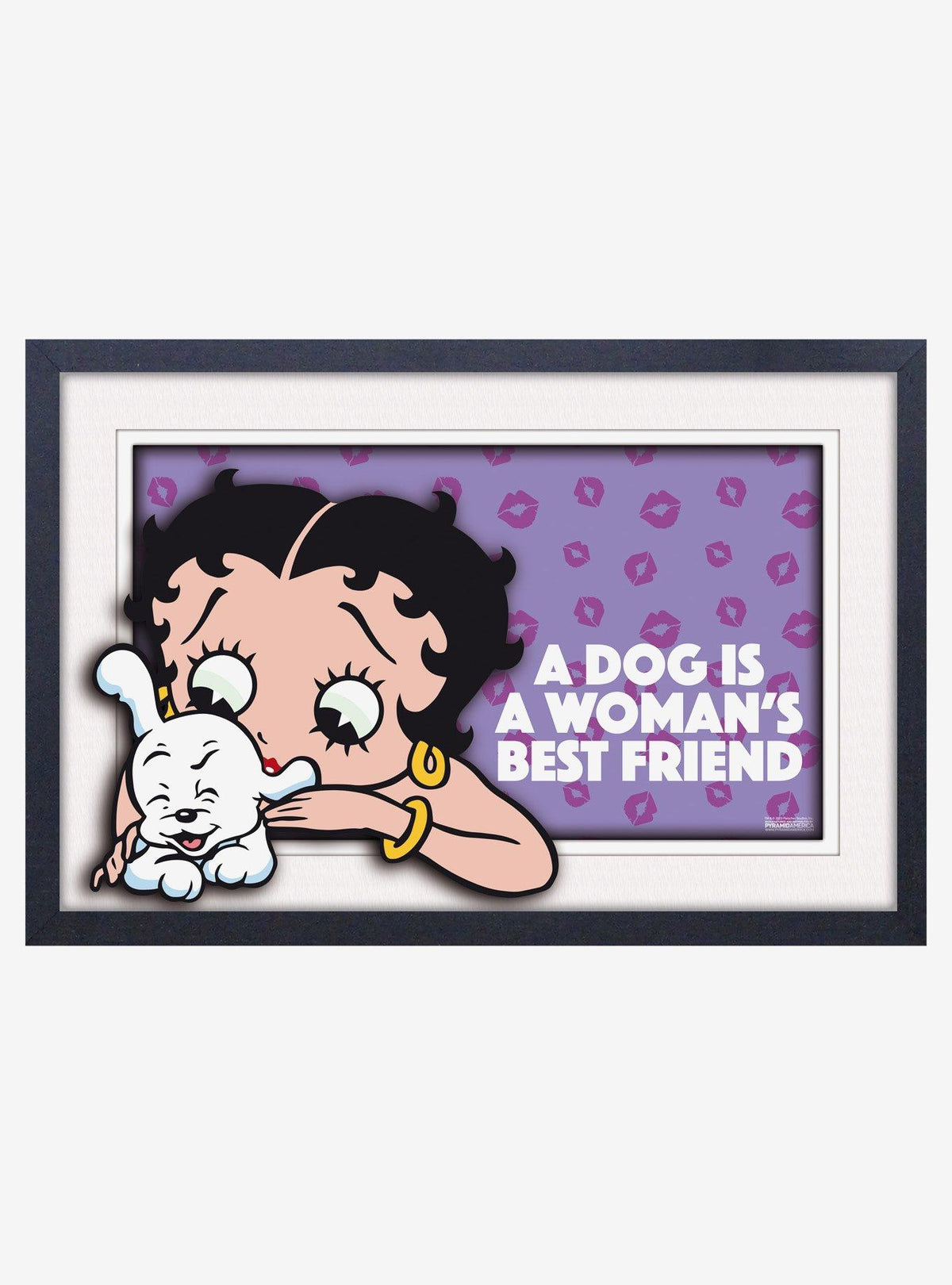 Póster enmarcado Betty Boop: Best Friend