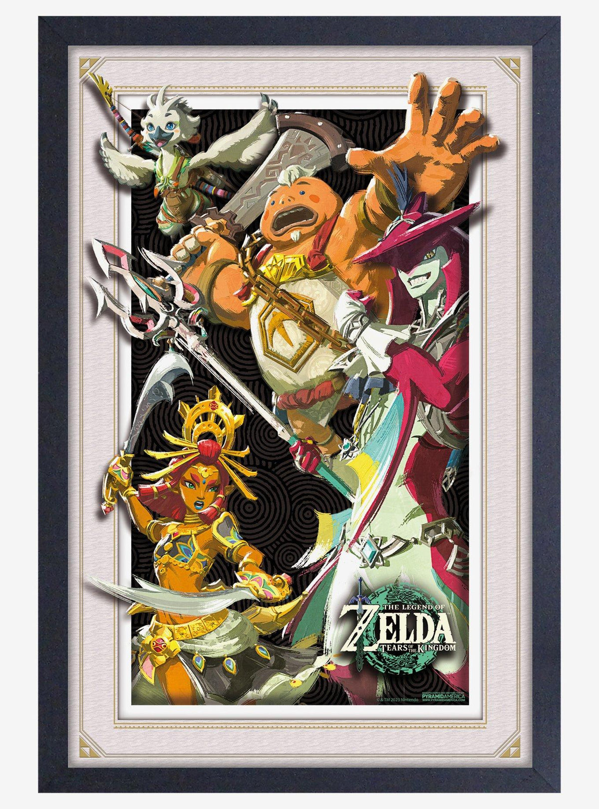 Póster enmarcado Champs de The Legend of Zelda: Tears of the Kingdom