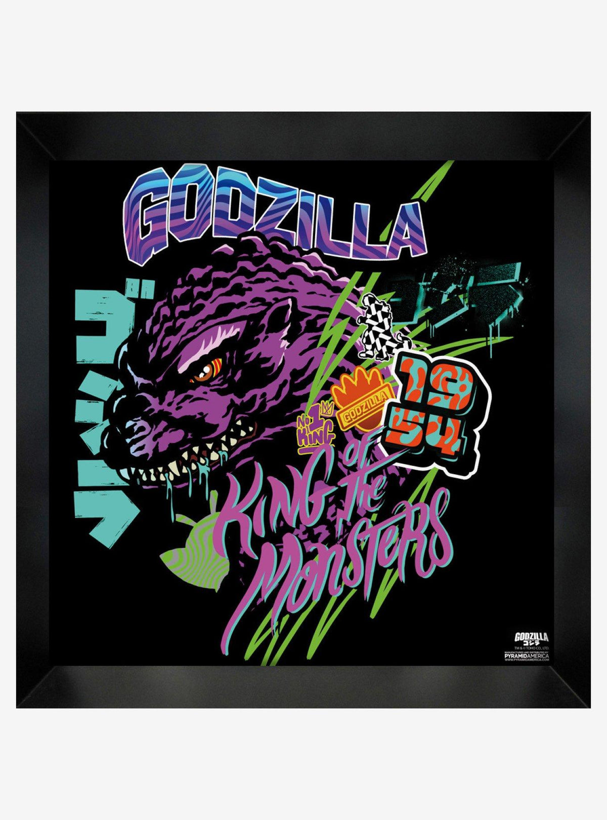 Godzilla: King of the Monsters - Cuadro enmarcado
