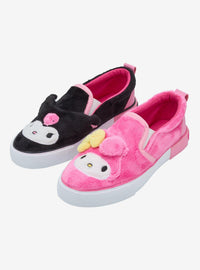 Zapatillas slip-on afelpadas My Melody y Kuromi