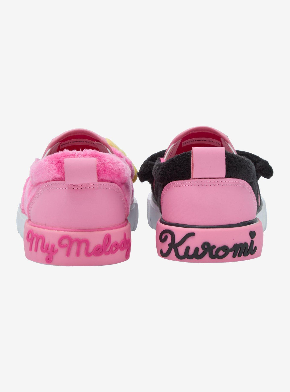 Zapatillas slip-on afelpadas My Melody y Kuromi