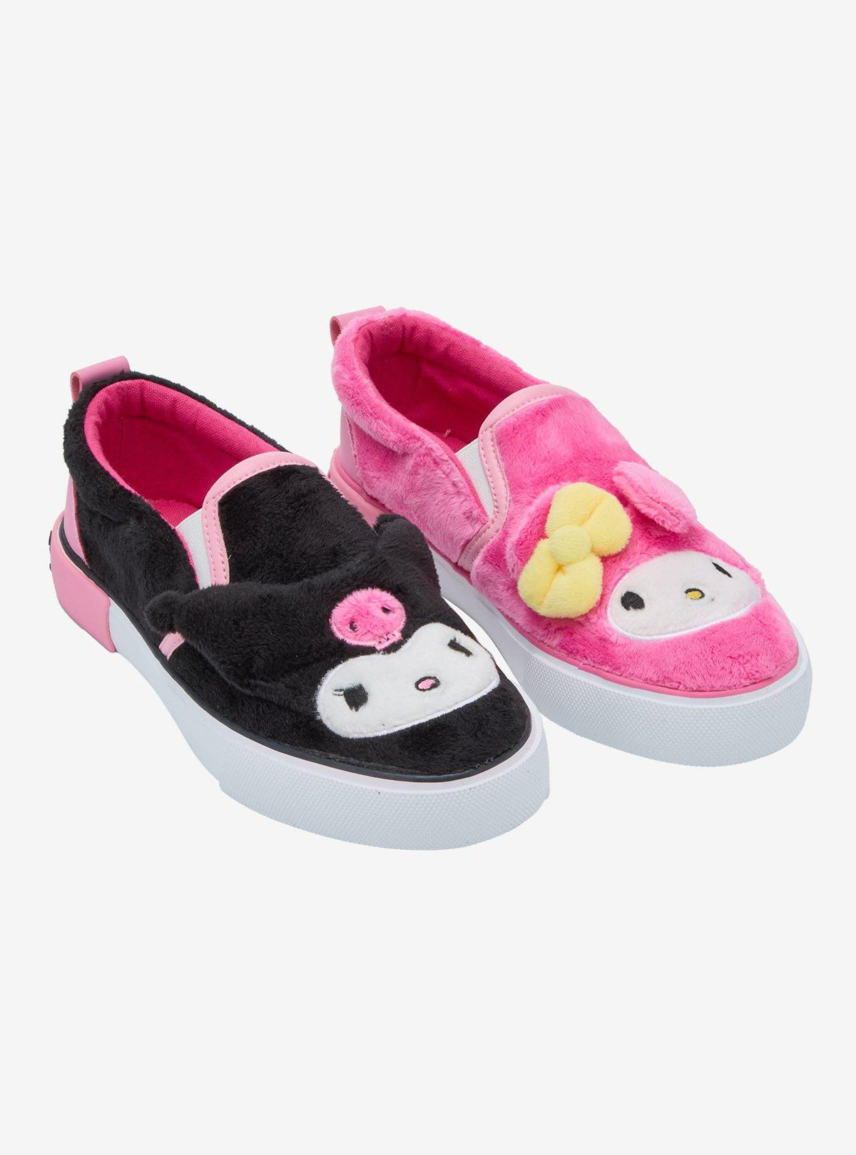 Zapatillas slip-on afelpadas My Melody y Kuromi