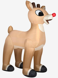 Rudolph, el reno de nariz roja, inflable gigante