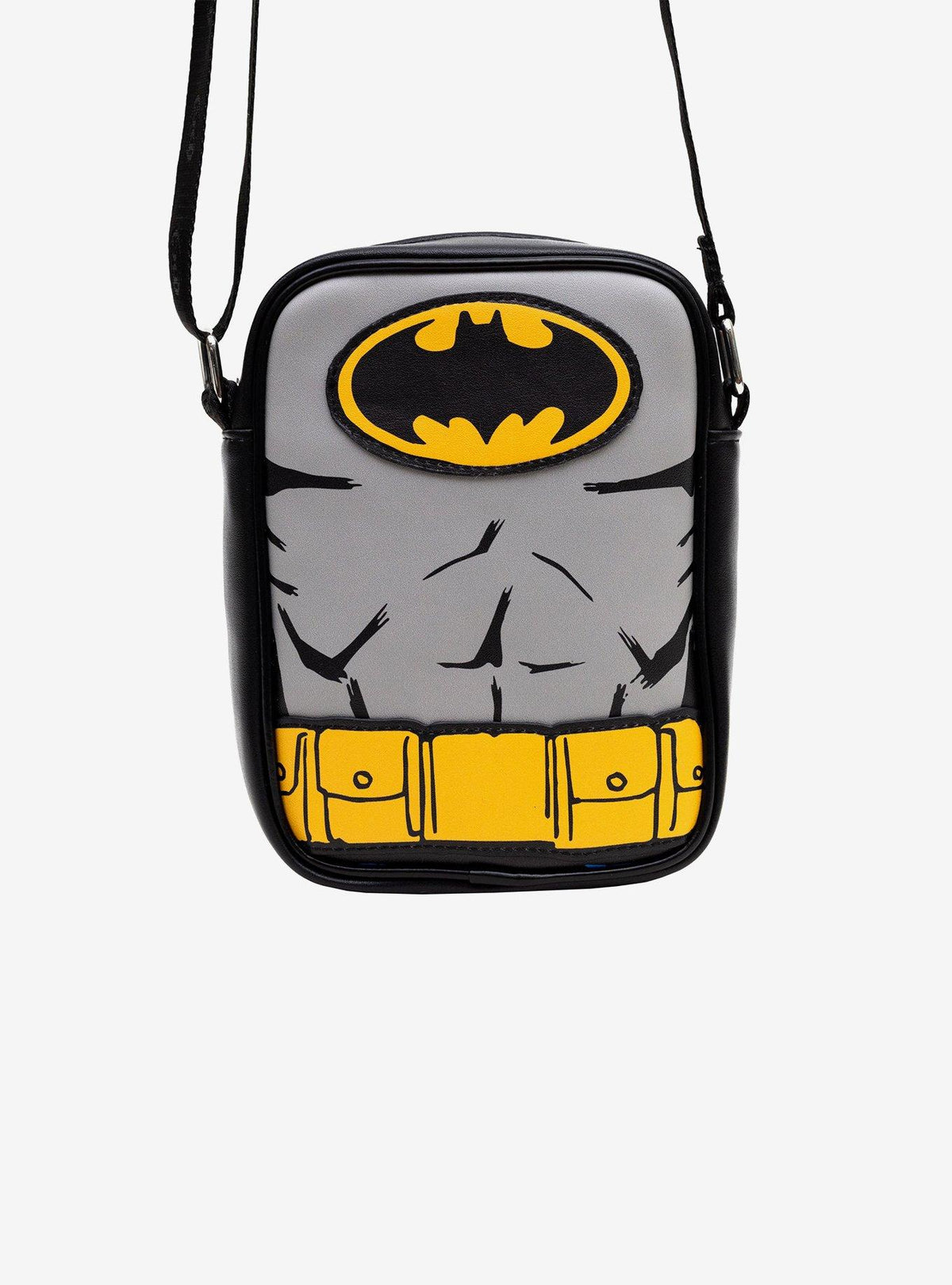 Cartera bandolera Batman con diseño de murciélago y cinturón