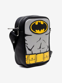 Cartera bandolera Batman con diseño de murciélago y cinturón