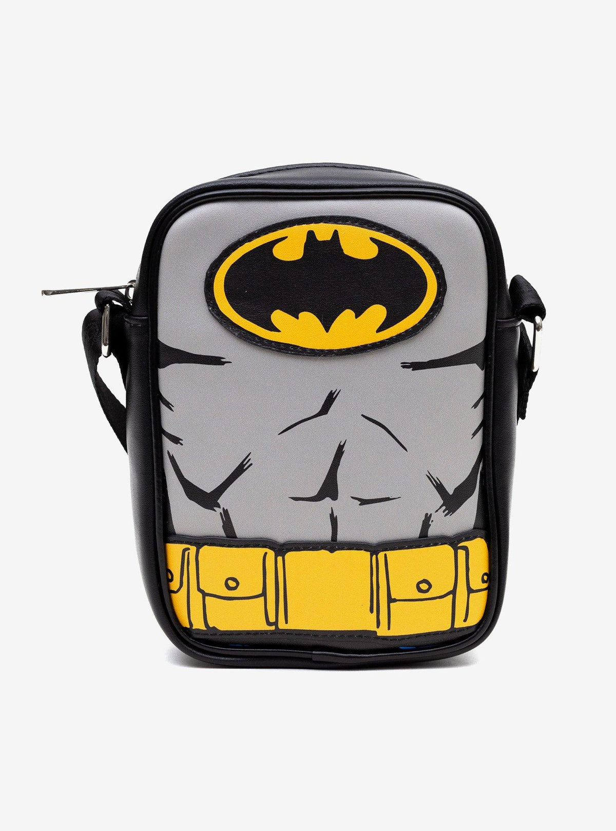 Cartera bandolera Batman con diseño de murciélago y cinturón