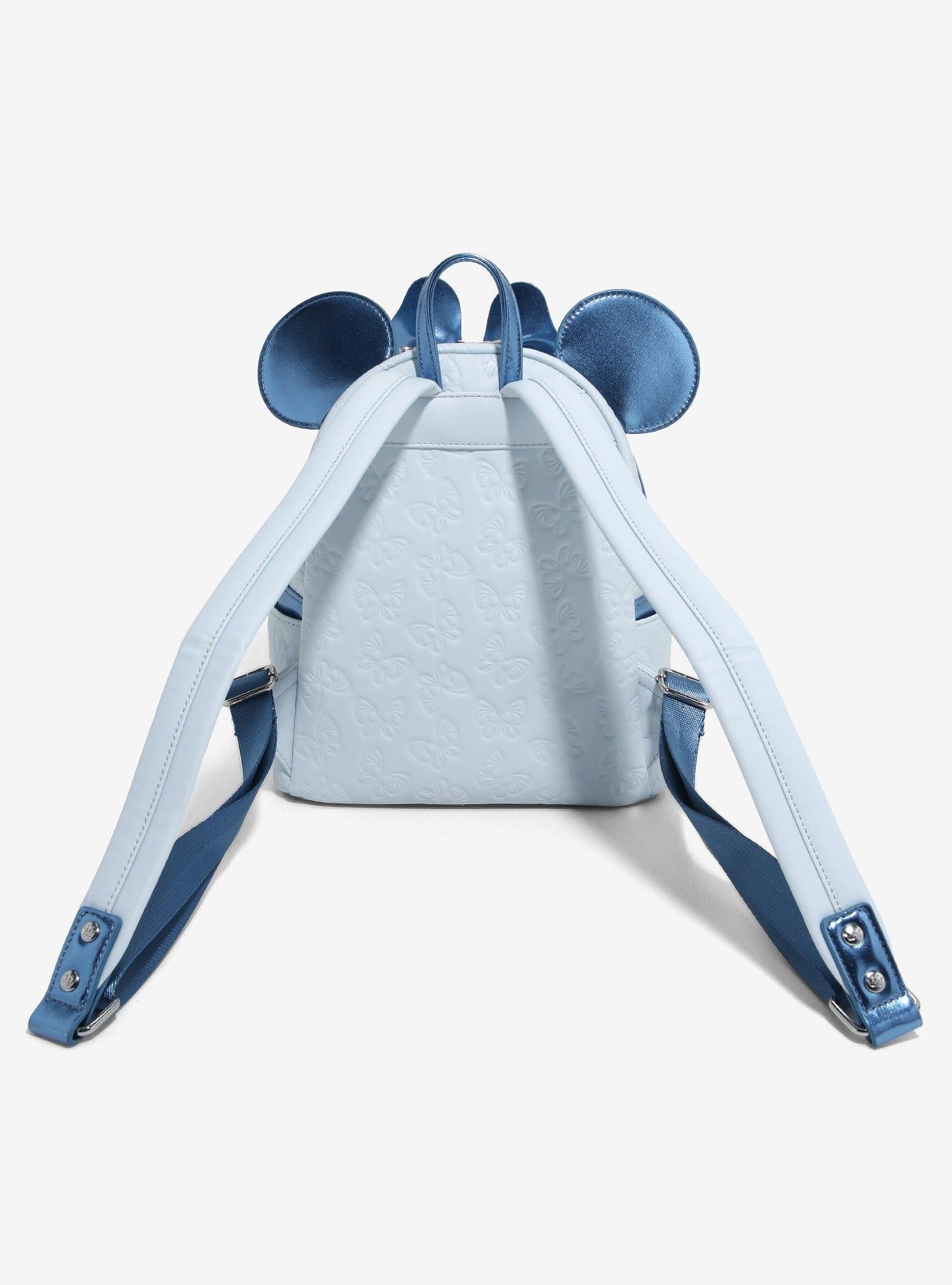 Mochila mini Disney Minnie Mouse con mariposas azules