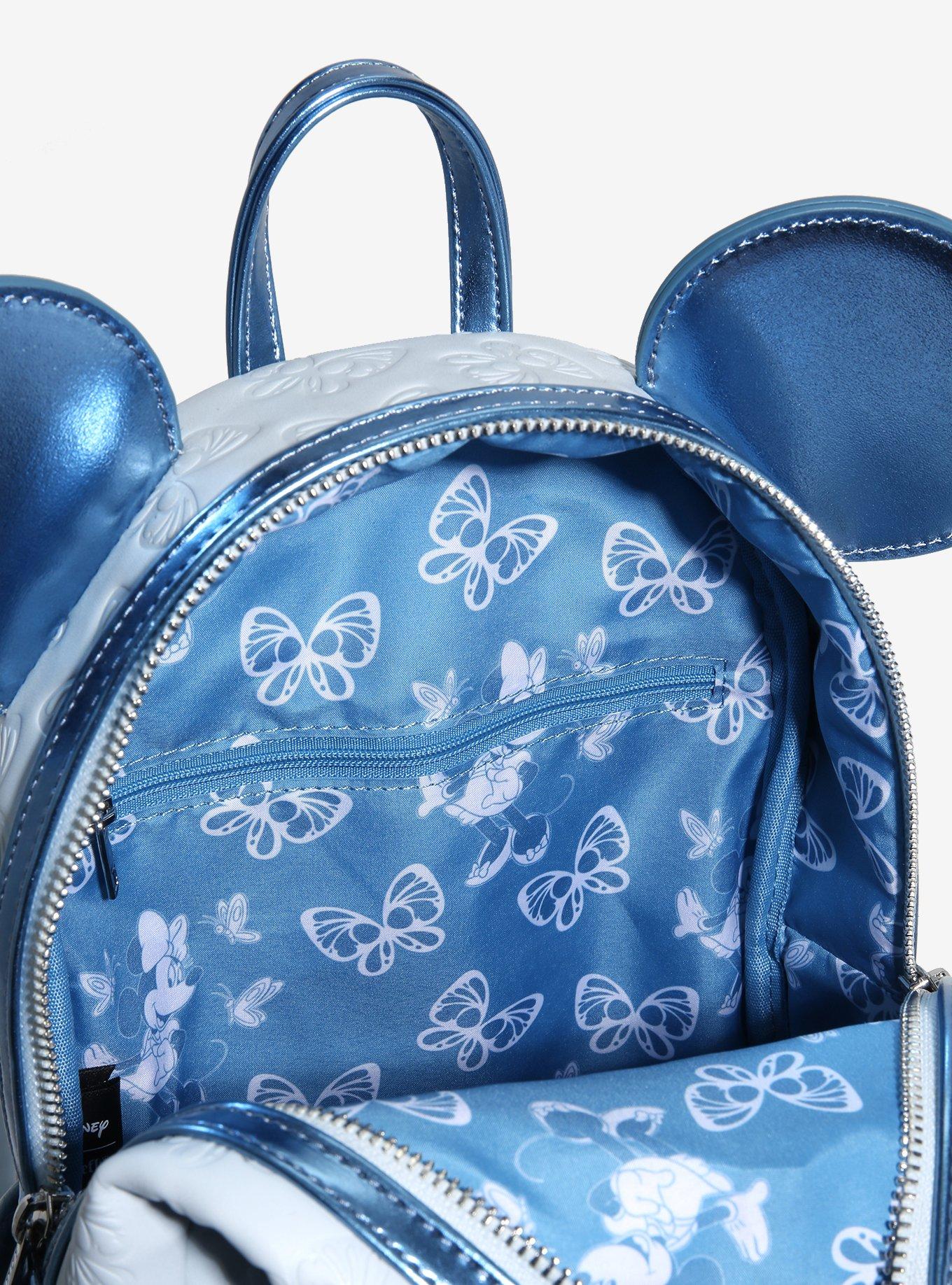 Mochila mini Disney Minnie Mouse con mariposas azules