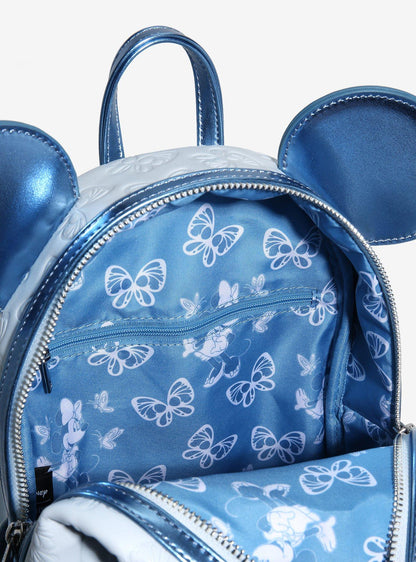 Mochila mini Disney Minnie Mouse con mariposas azules
