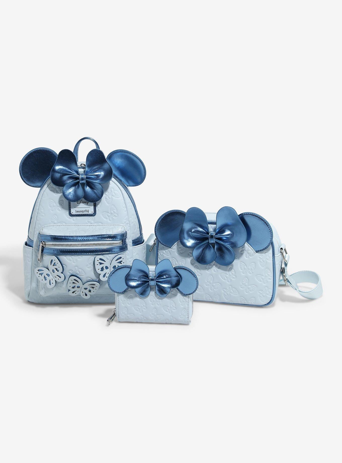 Mochila mini Disney Minnie Mouse con mariposas azules