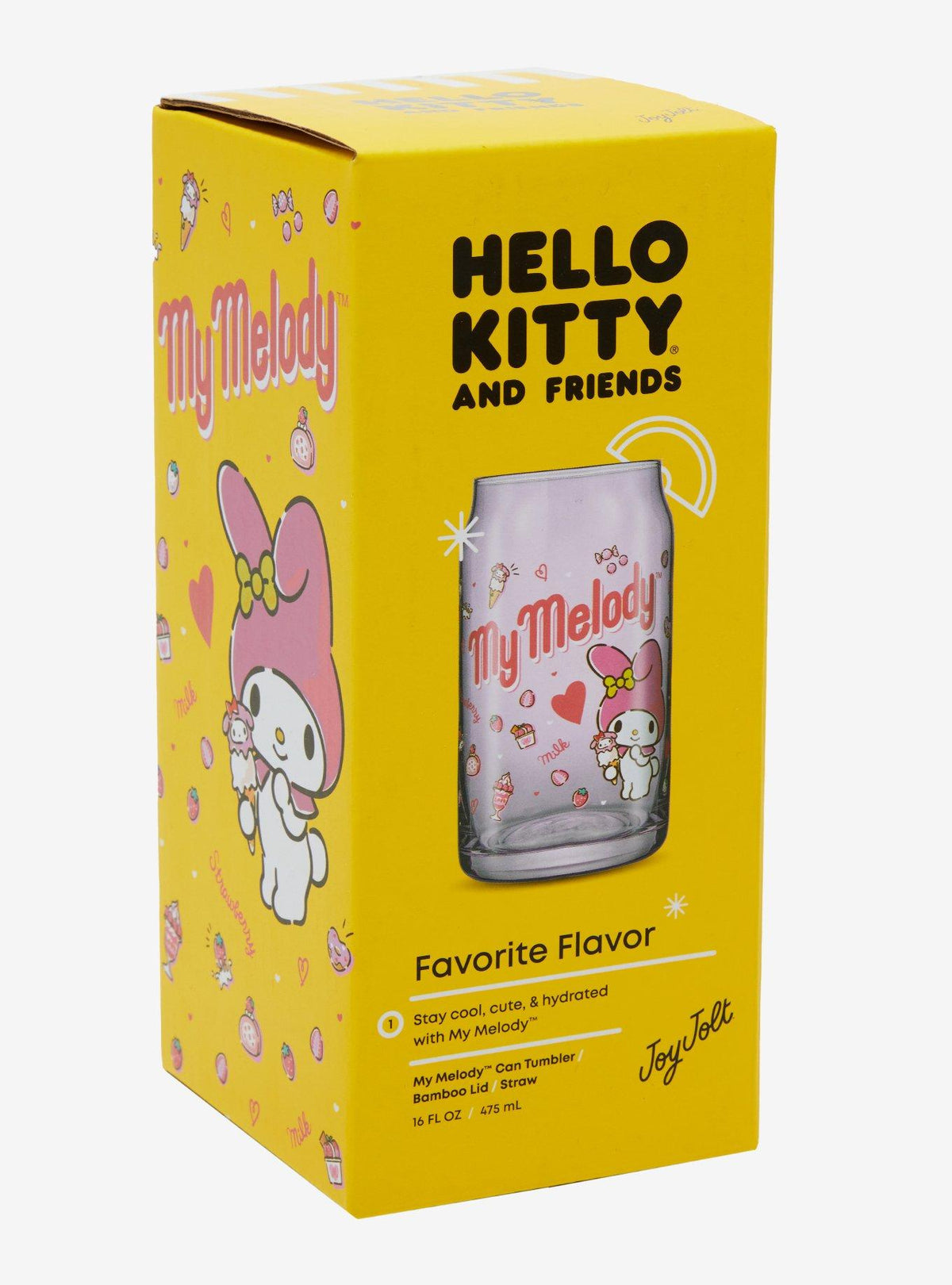Vaso de vidrio para llevar My Melody