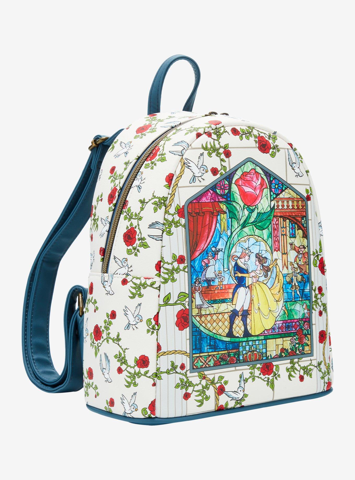 Mochila mini Disney Beauty and the Beast Vidrio Catedrál