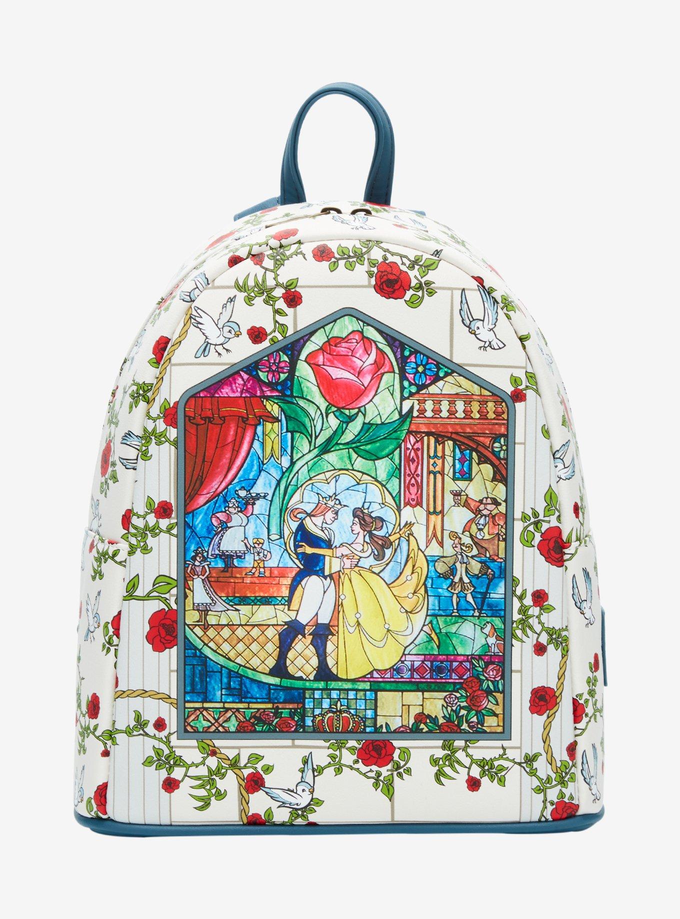Mochila mini Disney Beauty and the Beast Vidrio Catedrál