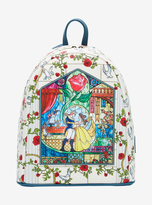 Mochila mini Disney Beauty and the Beast Vidrio Catedrál