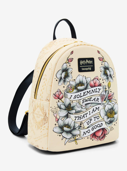 Mochila mini Harry Potter Marauder's Map Floral