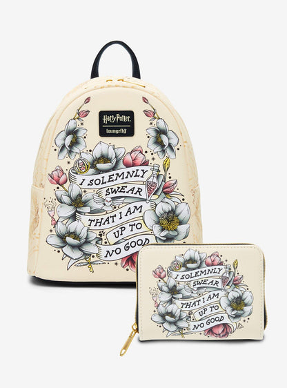 Mochila mini Harry Potter Marauder's Map Floral