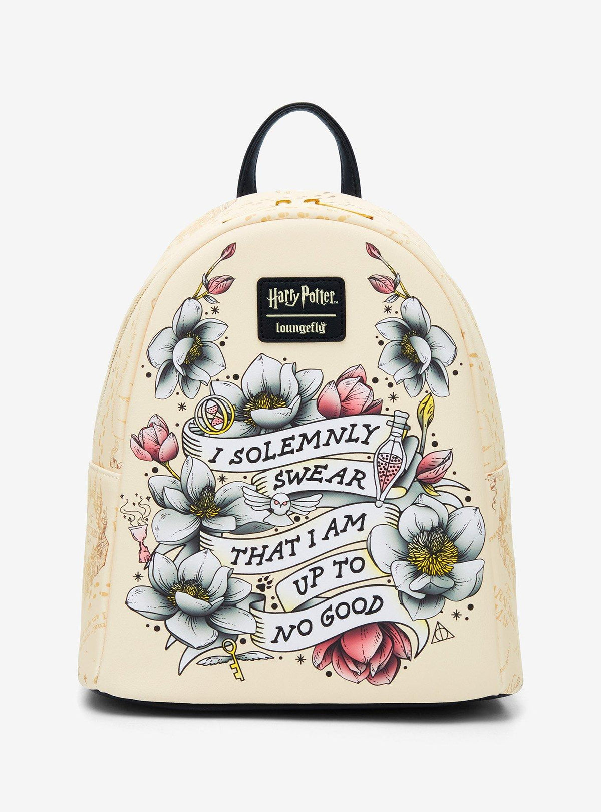 Mochila mini Harry Potter Marauder's Map Floral
