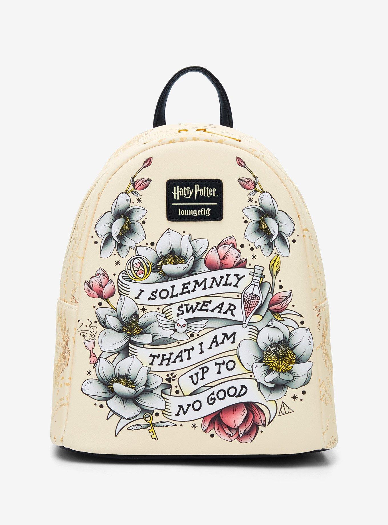 Mochila mini Harry Potter Marauder's Map Floral