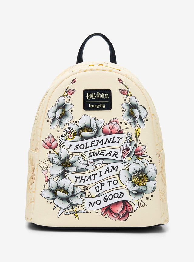 Mochila mini Harry Potter Marauder's Map Floral