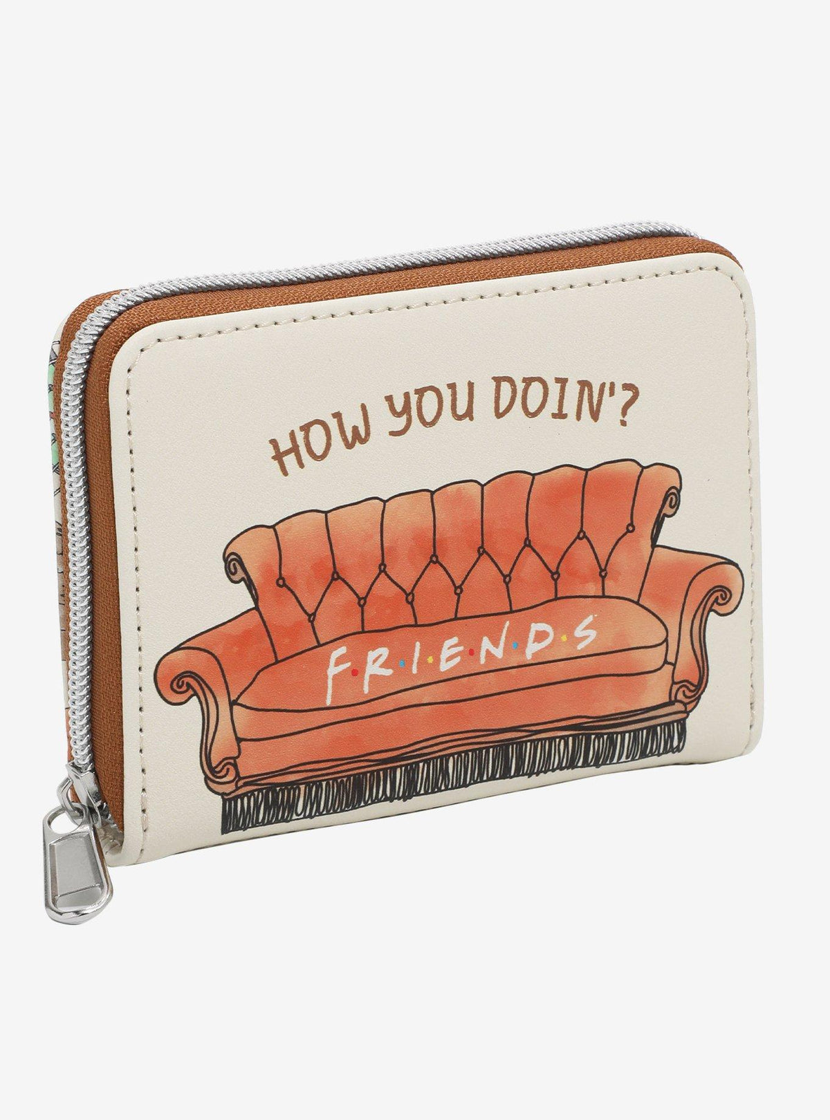 Billetera mini con cierre Friends How You Doin'?