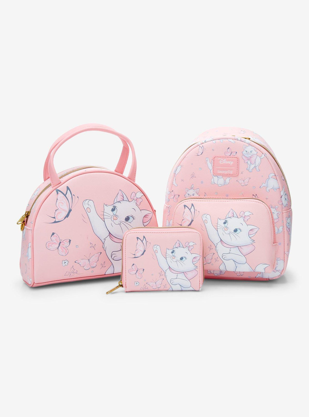 Mini mochila Disney Marie con mariposas