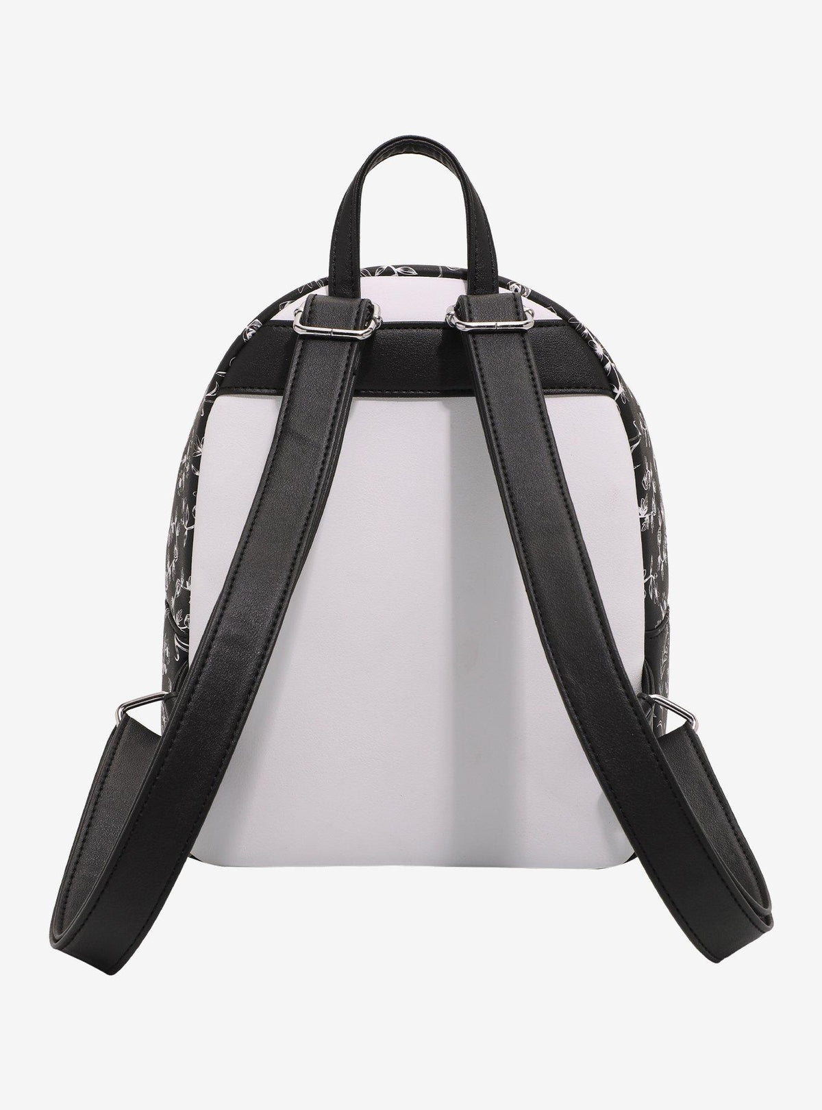 Mochila mini negra y blanca de Alice in Wonderland