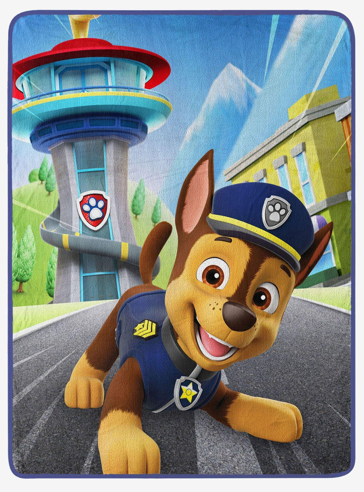Manta Micro Raschel Paw Patrol: Chase persigue tus sueños