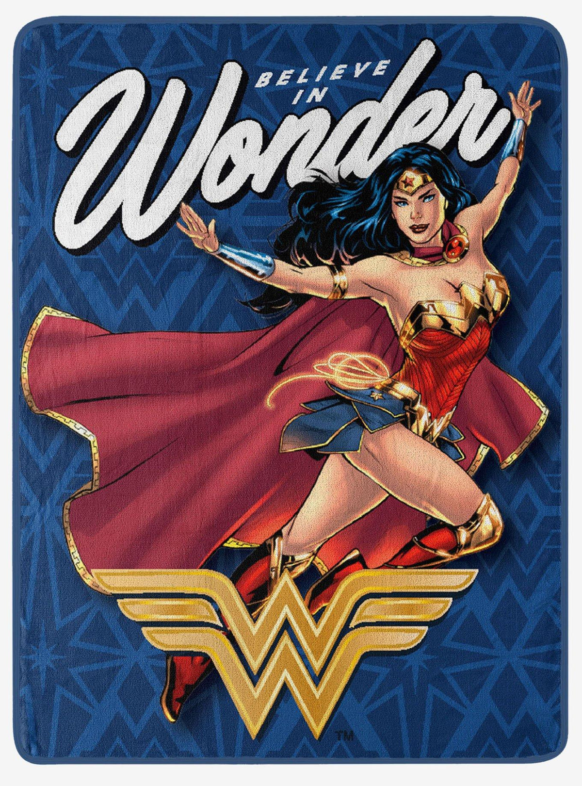 Manta Micro Raschel Wonder Woman: Cree en la maravilla