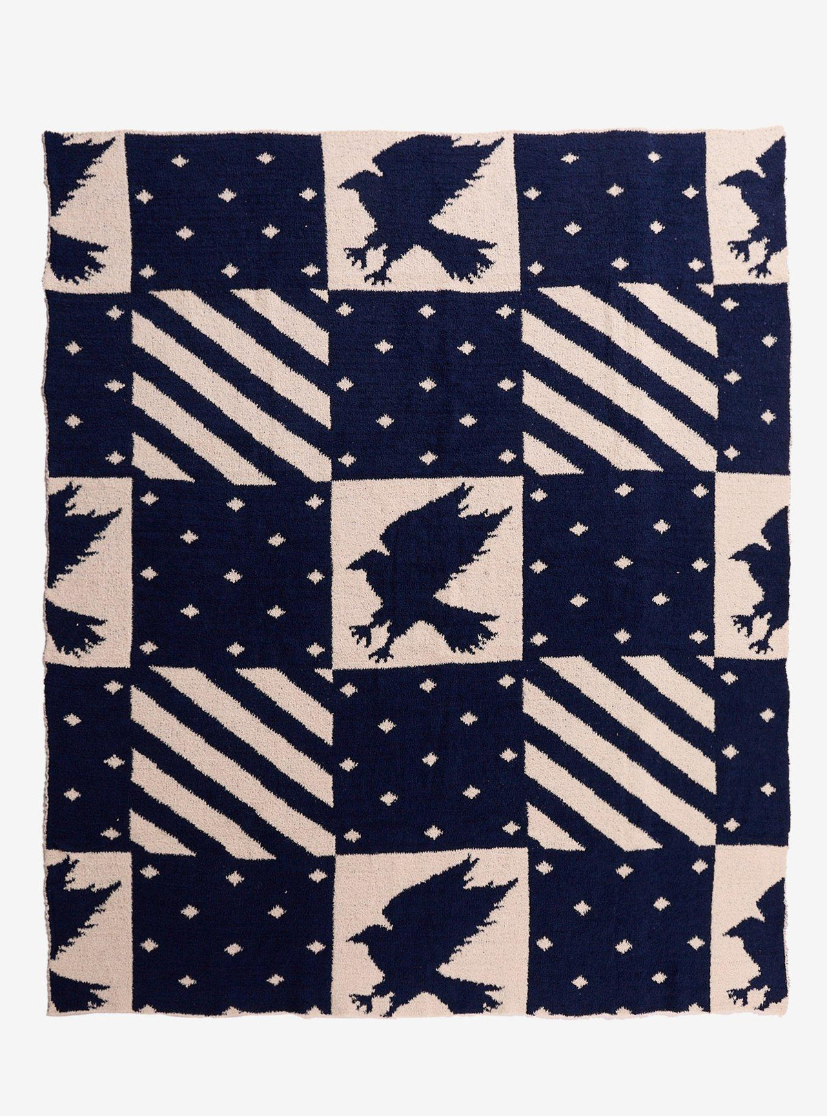 Manta tejida a cuadros de Ravenclaw