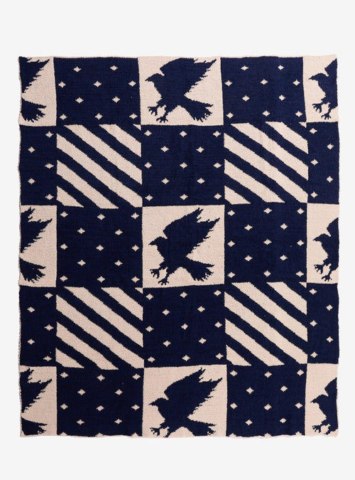 Manta tejida a cuadros de Ravenclaw