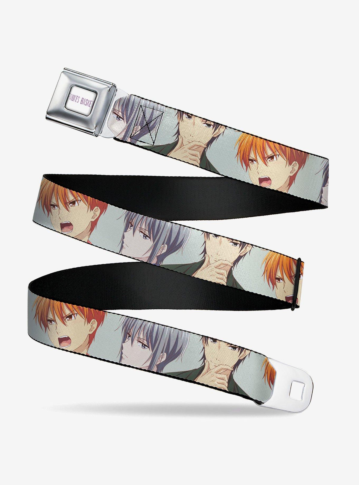 Cinturón con hebilla tipo cinturón de seguridad Fruits Basket