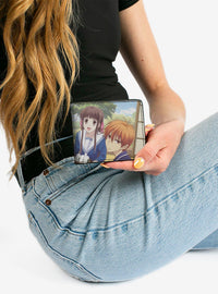 Billetera Fruits Basket con Yuki, Tohru y Kyo