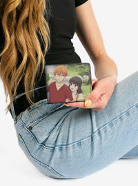 Billetera Fruits Basket con Yuki, Tohru y Kyo