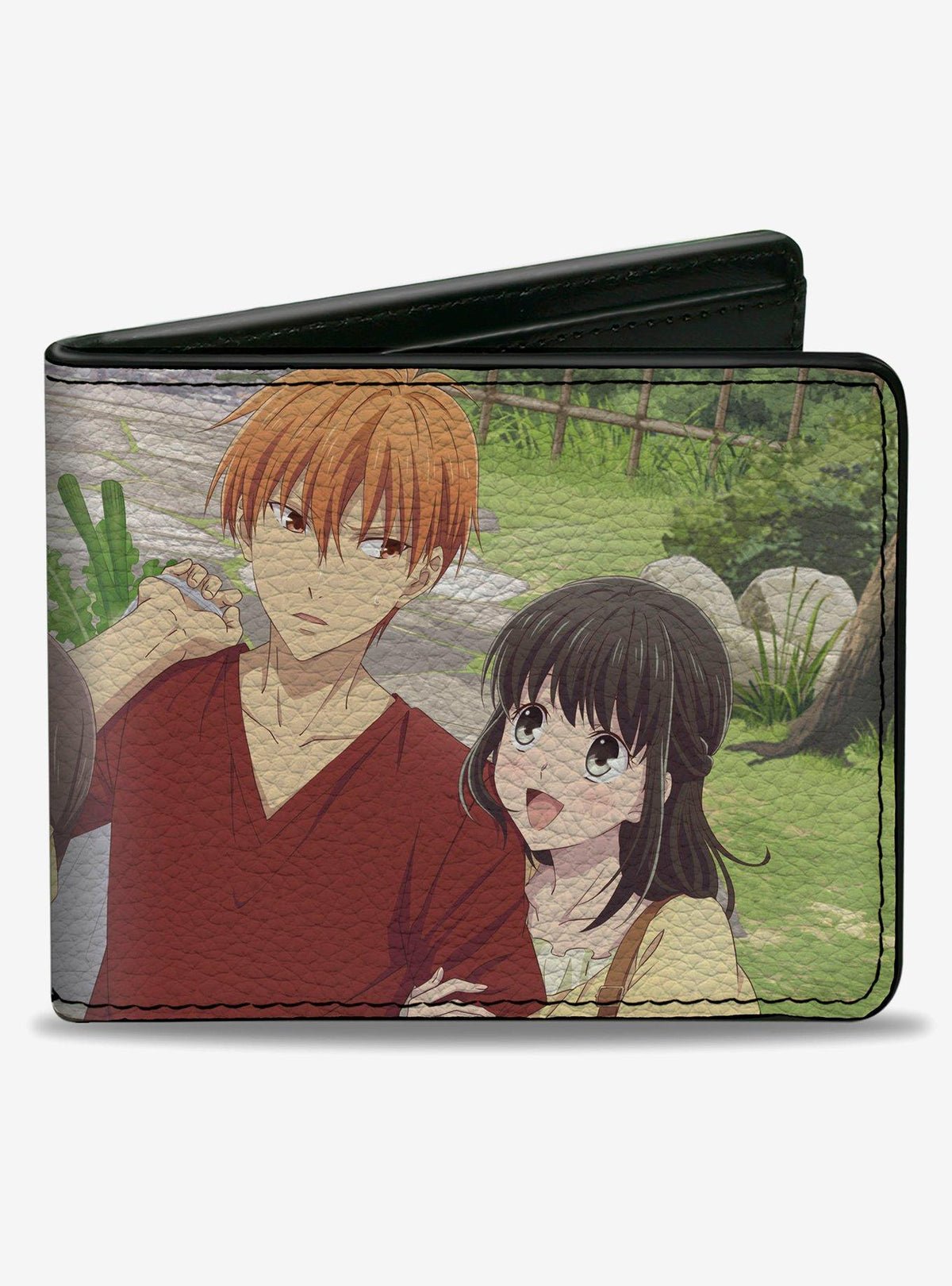 Billetera Fruits Basket con Yuki, Tohru y Kyo
