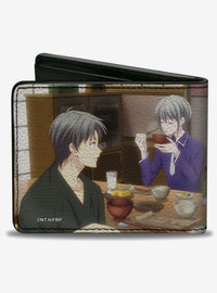 Billetera plegable Fruits Basket: escena de comedor