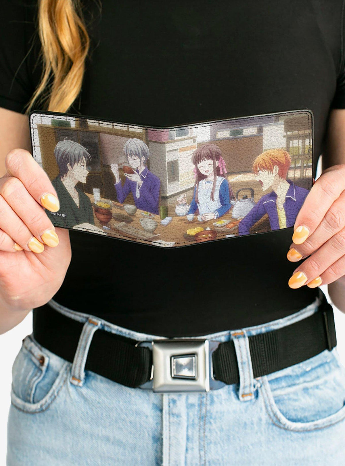 Billetera plegable Fruits Basket: escena de comedor