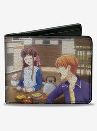 Billetera plegable Fruits Basket: escena de comedor