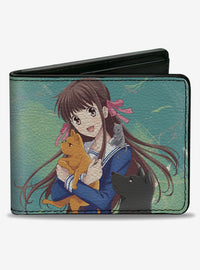 Billetera bifold Fruits Basket: Kyo, Yuki y Tohru