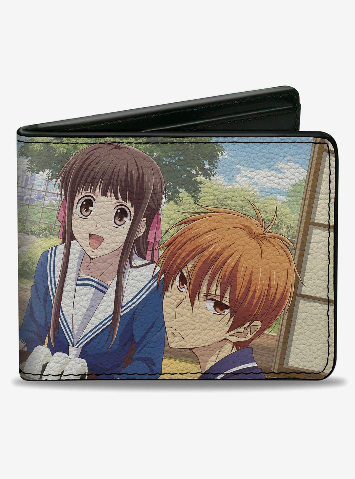 Billetera Fruits Basket con Yuki, Tohru y Kyo